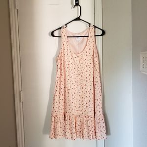 Pink HATCH button front maternity mini dress